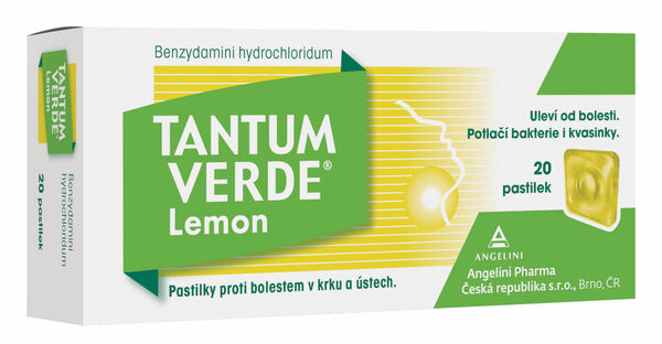 Tantum Verde Lemon 20 pastilek porovnat ceny