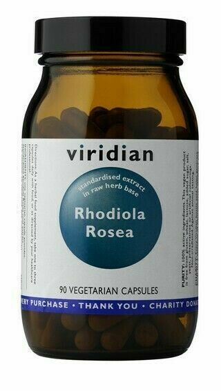 Viridian Rhodiola Rosea 90 kapslí porovnat ceny