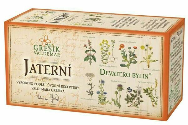 Grešík Jaterní čaj n.s. 20x1g Devatero bylin porovnat ceny