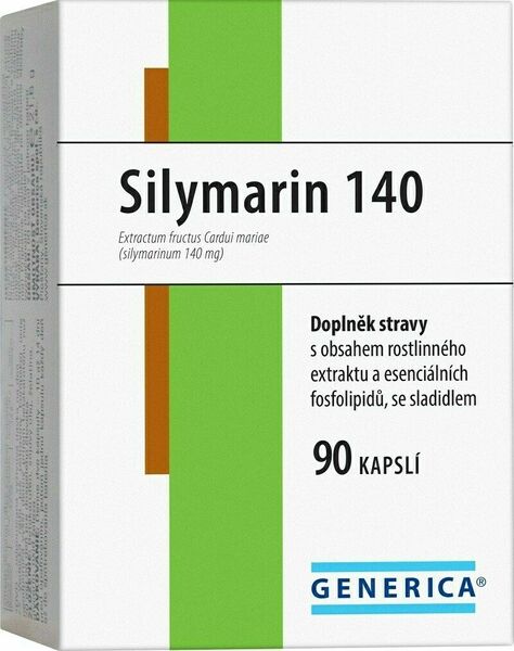 Generica Silymarin 140 90 kapslí porovnat ceny