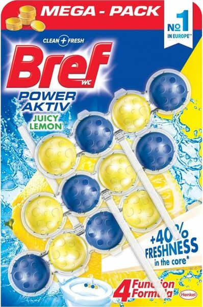 Bref Power Aktiv WC Blok Juicy Lemon 3x50g porovnat ceny