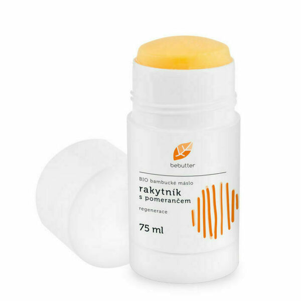 Bebutter BIO bambucké máslo rakytník a pomeranč 75 ml porovnat ceny