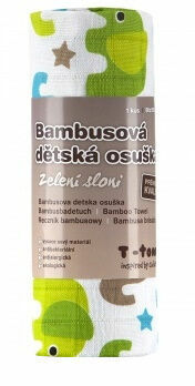 T-tomi  BIO Bambusová osuška Zelení sloni porovnat ceny