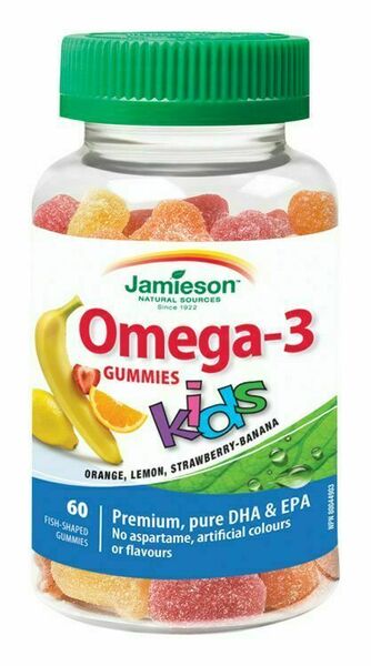 Jamieson Omega-3 Kids Gummies želatinové pastilky 60 ks porovnat ceny