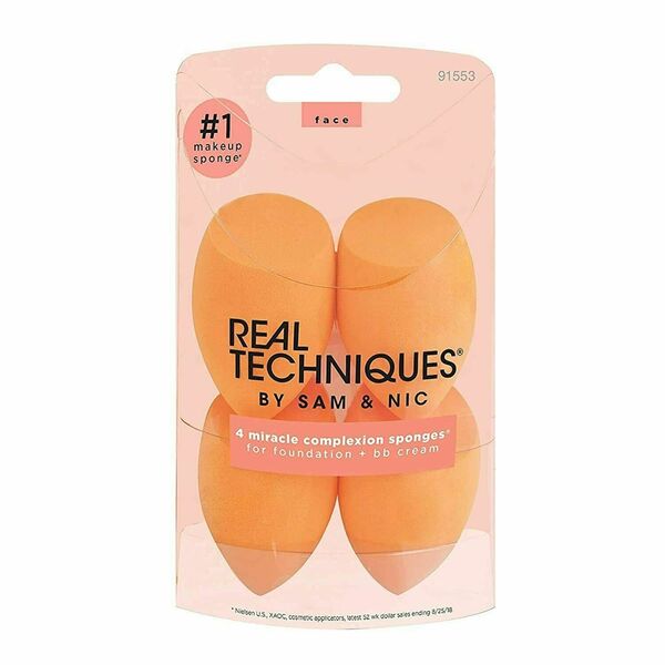 Real Techniques Houbička na make-up 4 ks porovnat ceny