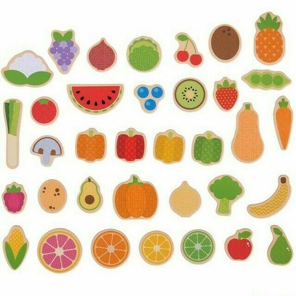 Bigjigs Toys Magnetky ovoce a zelenina porovnat ceny