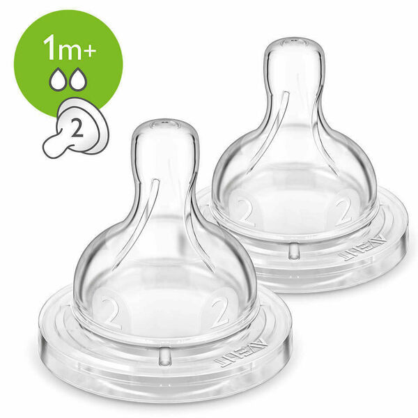 Philips Avent Dudlík Anti-colic/Classic+ pomalý průtok 2ks porovnat ceny