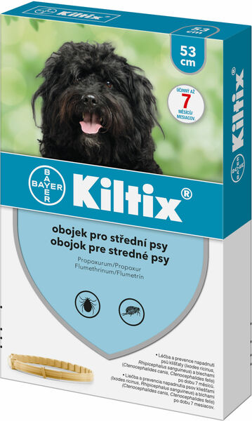 Kiltix obojek pro střední psy 53cm porovnat ceny