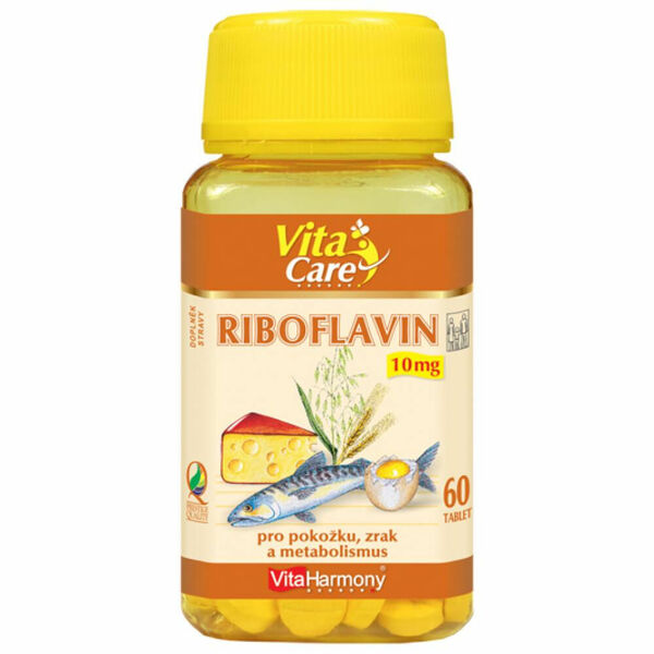 VitaHarmony Riboflavin 10mg 60 tablet porovnat ceny
