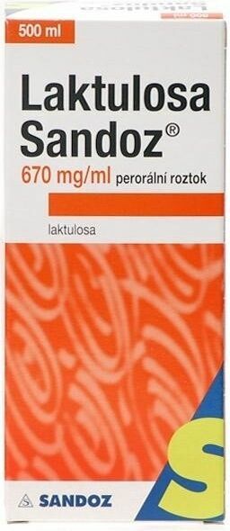 Laktulosa Sandoz 670 mg/ml perorální roztok 500ml/335g IIA porovnat ceny