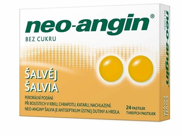 Neo-angin šalvěj pastilky 24ks porovnat ceny