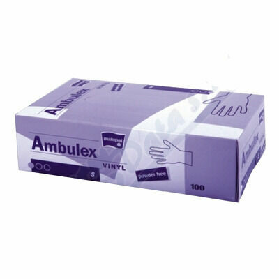 Ambulex vinylové jednorázové rukavice S 100ks porovnat ceny