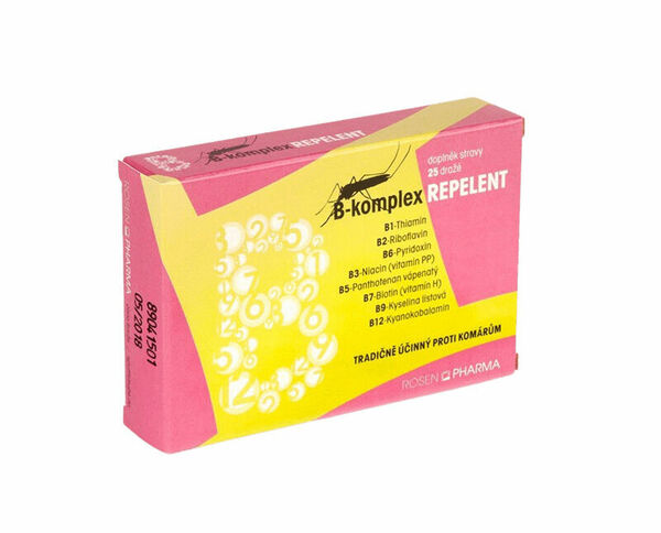 Rosen B-komplex REPELENT dražé 25ks porovnat ceny