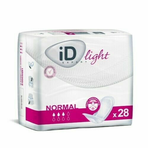 VLOŽKY ABSORPČNÍ ID EXPERT LIGHT NORMAL 350ML,COTTON FEEL,28KS porovnat ceny