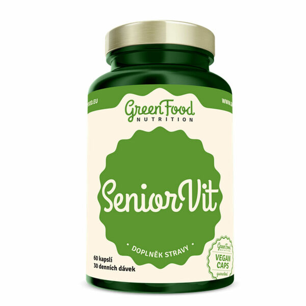GREENFOOD NUTRITION SeniorVit 60 kapslí porovnat ceny