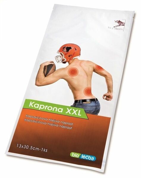 KAPRONA Kapsaicinová prohřívací náplast 13x30,5cm porovnat ceny