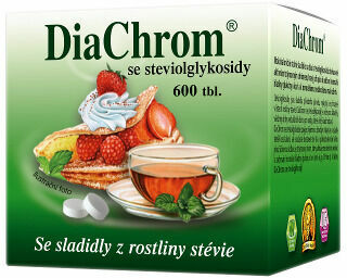 DiaChrom se stévií 600 tablet porovnat ceny