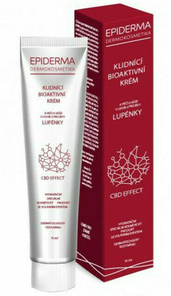 Epiderma bioaktivní CBD krém při Lupénce 75ml porovnat ceny