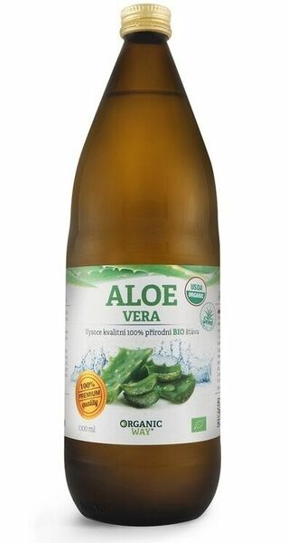 Organic Way  Aloe vera Bio 100% šťáva premium quality 1000ml porovnat ceny