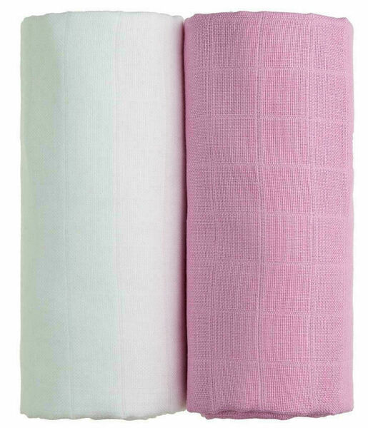 T-tomi  Látkové TETRA osušky, white + pink / bílá + růžová porovnat ceny