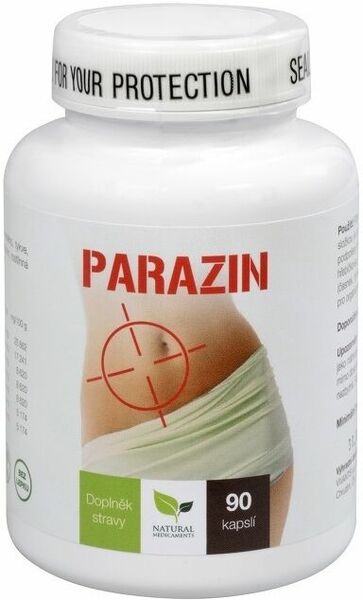 Natural Medicaments Parazin 90 kapslí porovnat ceny