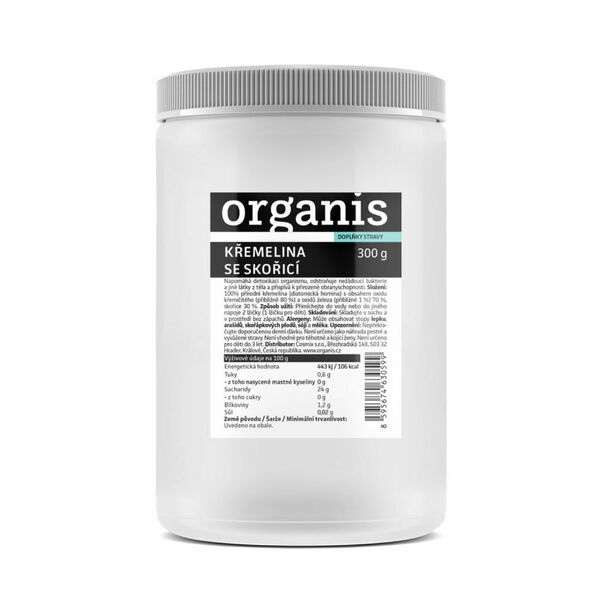 ORGANIS Křemelina Skořice 300 g porovnat ceny
