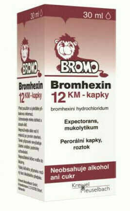 Bromhexin 12 KM-kapky perorální kapky roztok 30ml porovnat ceny