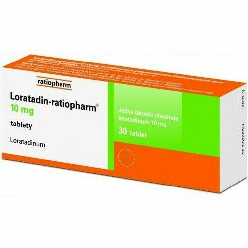 LORATADIN RATIOPHARM 10MG neobalené tablety 30 porovnat ceny
