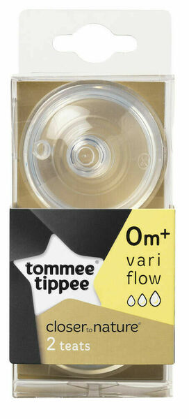Tommee Tippee Náhradní savička C2N, variabilní průtok, 0+, 2ks porovnat ceny