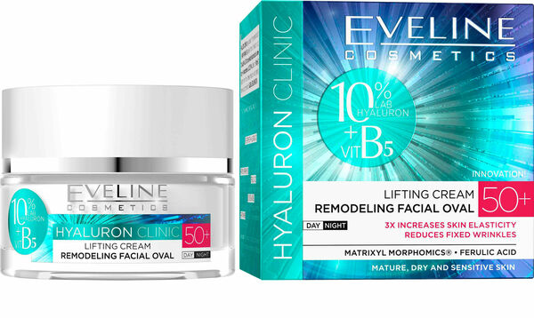 Eveline Cosmetics Hyaluron Clinic Day and Night cream 50+ 50ml porovnat ceny