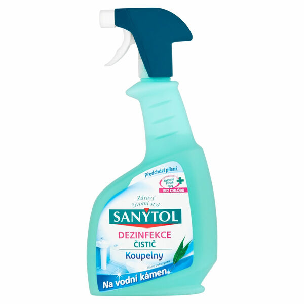 SANYTOL Dezinfekční čistič na koupelny a vodní kamen 500 ml porovnat ceny