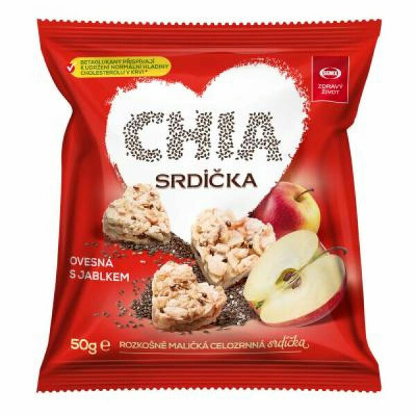 SEMIX Müsli srdíčka jablko a chia 50 g porovnat ceny