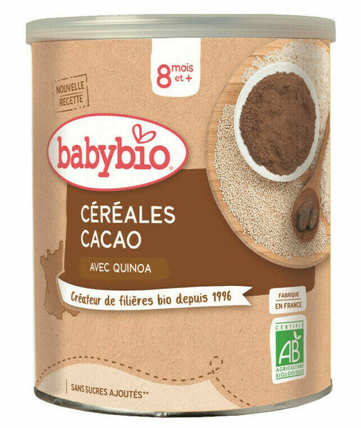 BABYBIO nemléčná bio kaše s kakaem 220g porovnat ceny