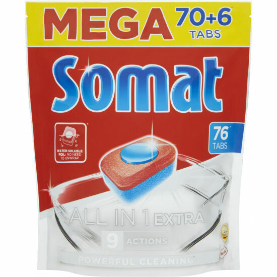Somat All in 1 Extra tablety do myčky 76ks porovnat ceny