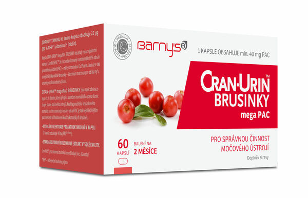 Barny's  Barny’s CRAN-URIN™ megaPAC BRUSINKY 60 kapslí porovnat ceny