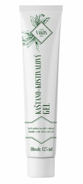 Vakos Kaštano-kostivalový gel 125ml porovnat ceny