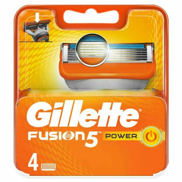 Gillette  Fusion Power náhradní hlavice 4ks porovnat ceny