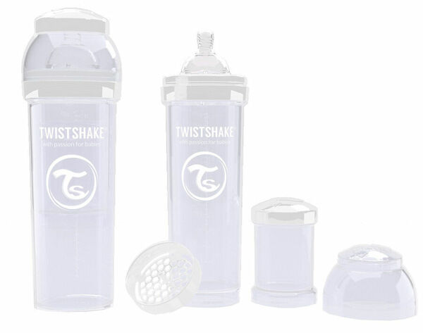 Twistshake antikoliková láhev 330ml WHITE porovnat ceny