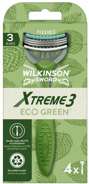 Wilkinson Sword Xtreme3 ECO Green - Jednorázový holicí strojek 4ks porovnat ceny