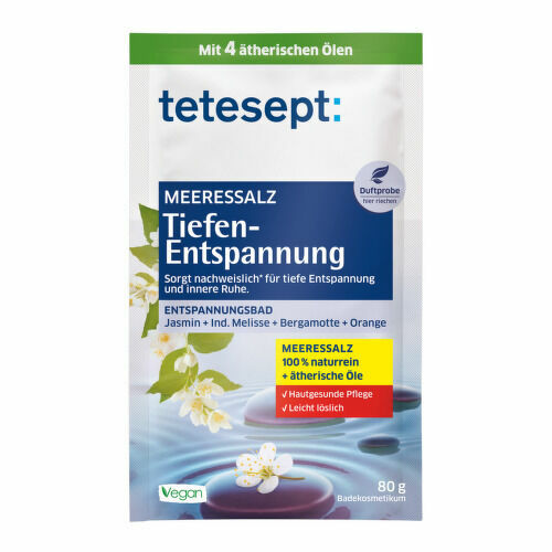 Tetesept Mořská sůl Hluboké uvolnění 80g porovnat ceny
