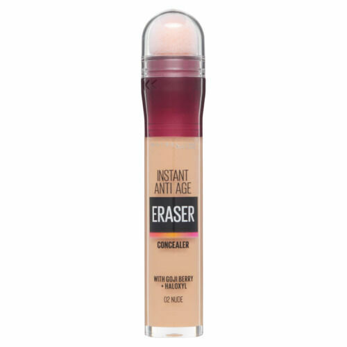 Maybelline Instant Age Rewind tekutý korektor pro zakrytí kruhů pod očima s pěnovým aplikátorem 02 Nude porovnat ceny