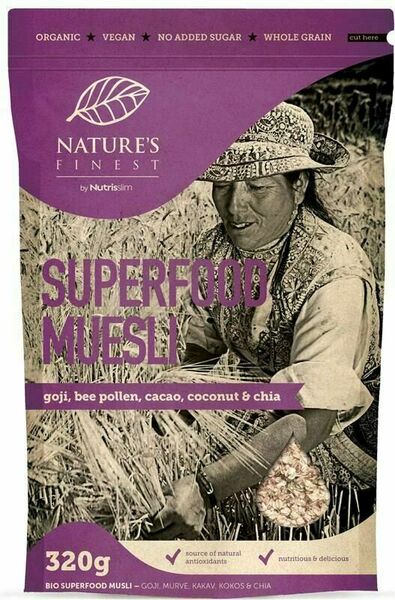 Nutrisslim  Superfood Muesli 320g porovnat ceny