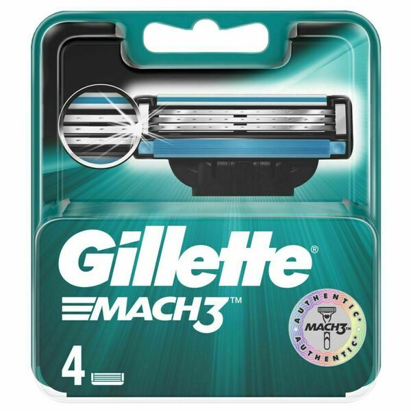 Gillette Mach3 náhradní hlavice 4ks porovnat ceny