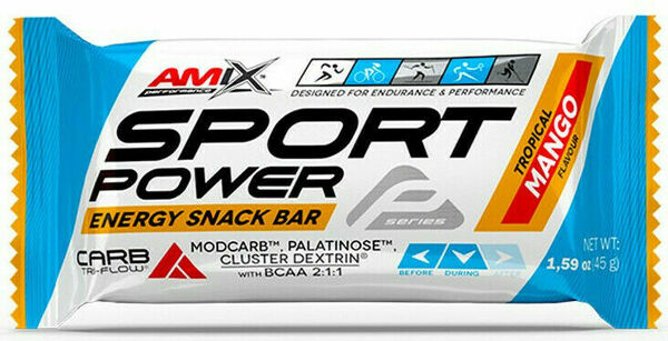 AMIX, Sport Power Energy Snack Bar, Mango, 45g porovnat ceny