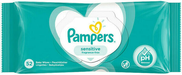 Pampers ubrousky Sensitive 3x52ks porovnat ceny