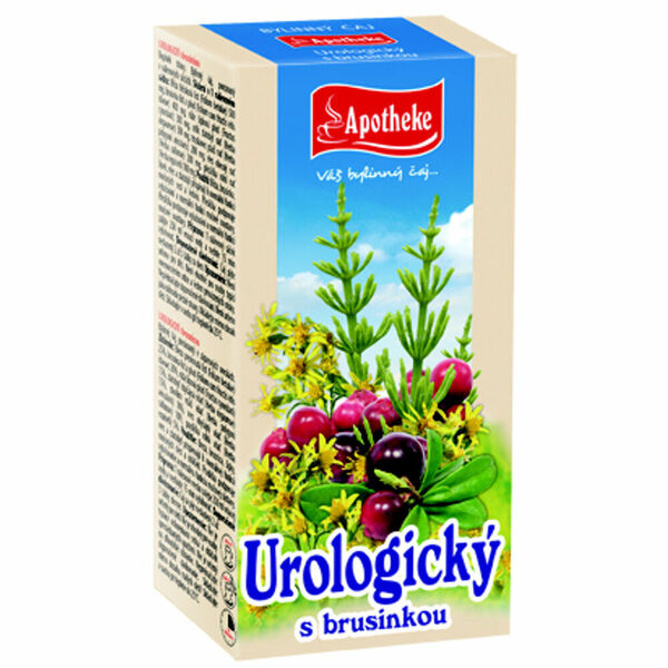 APOTHEKE Urologický čaj s brusinkou 20 sáčků porovnat ceny