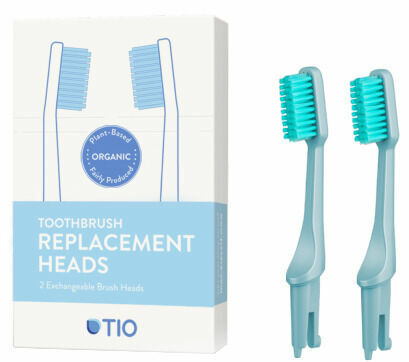 TIO – Beck&Ghosal  TIO Náhradní hlavice k zubnímu kartáčku ultra soft ledovcově modrá 2ks porovnat ceny