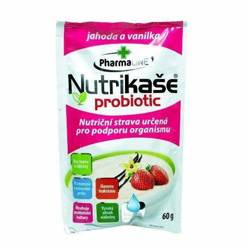 Nutrikaše probiotic s jahodami a vanilkou 60 g porovnat ceny