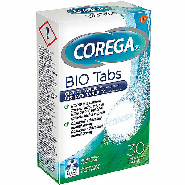 COREGA BIO Tabs čistící tablety 30 ks porovnat ceny