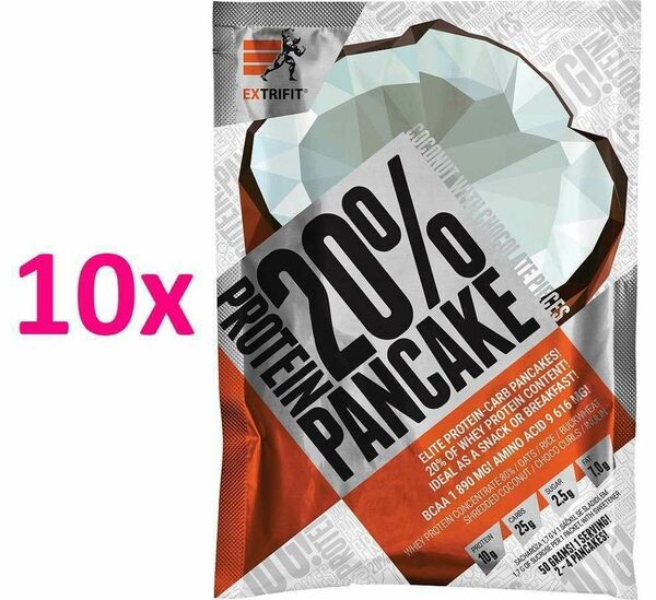 Extrifit Proteinové palačinky 20% 10x50g kokos čokoláda porovnat ceny